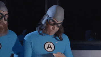 Giving Up Burn GIF by The Aquabats!