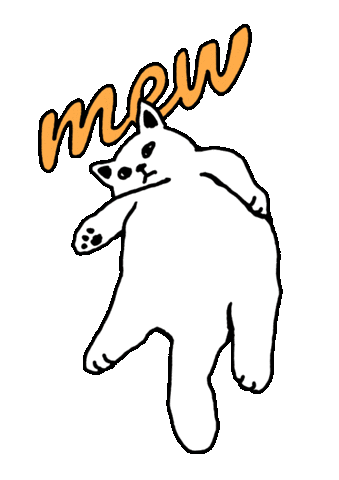 Meow Sticker by bauschlomb_korea