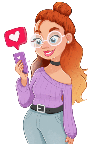 Social Media Friendship Sticker