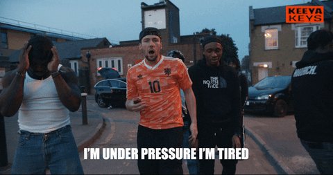 Tired Under Pressure GIF by Graduation - Find & Share on GIPHY