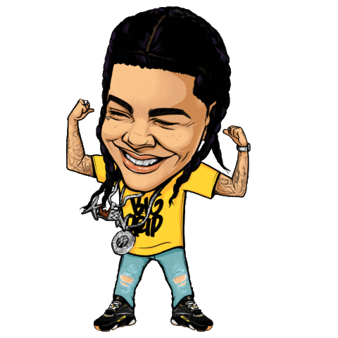 Swipe Up Hip Hop Sticker by Young M.A
