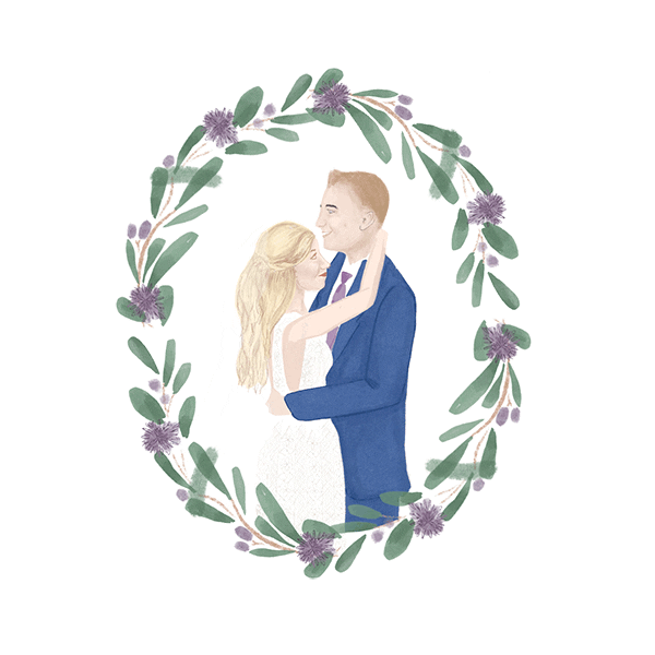 Wedding Bride Sticker by kaylagriffindesign