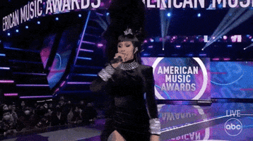 Excited Cardi B GIF by AMAs