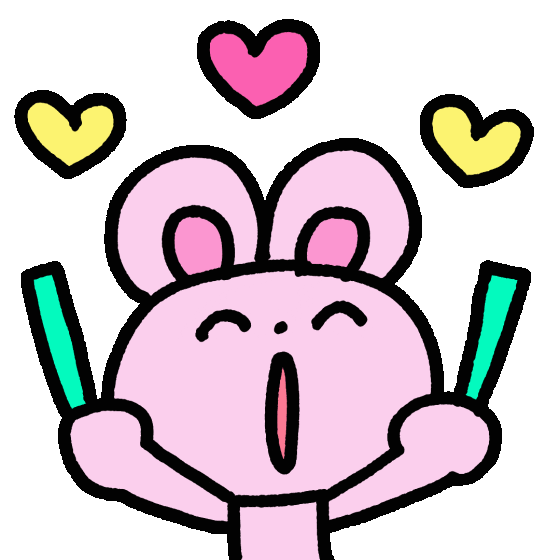 Cheer Up Rabbit Sticker