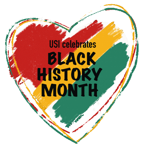 Black History Month Usi Sticker by University of Southern Indiana