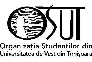 Osut Sticker by Organizația Studenților din Universitatea de Vest din Timișoara