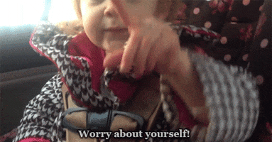 Girl Worry About Yourself GIF