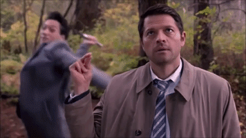 Fannie_ supernatural spn castiel GIF