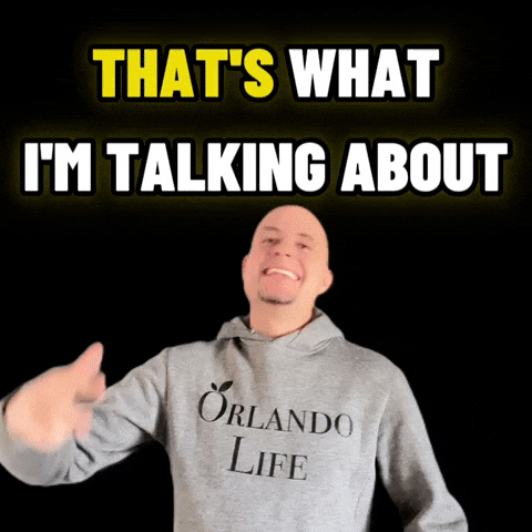 Thats What Im Talking About GIF by Orlando Life