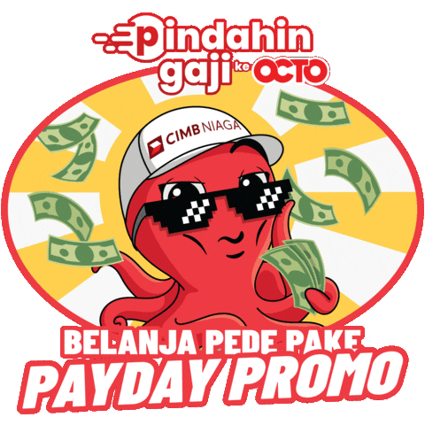 Gajian Sticker by CIMB Niaga