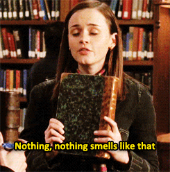 gilmore girls reactions books reading rory gilmore GIF
