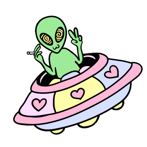 Alien Sticker by lilxbun