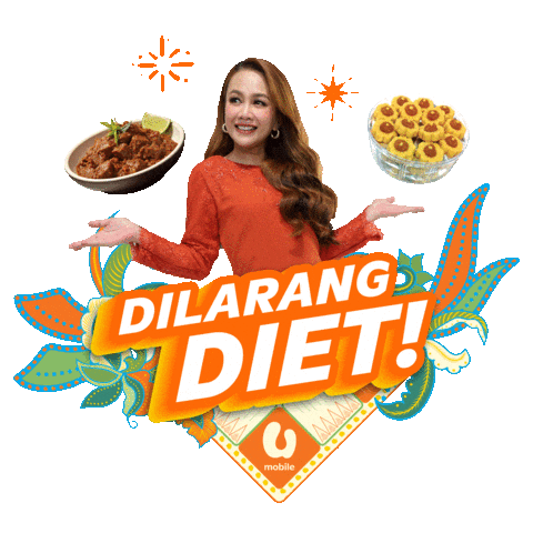 Hari Raya Diet Sticker by U Mobile