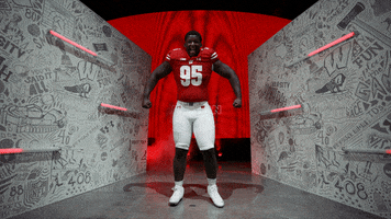 Screaming College Football GIF by Wisconsin Badgers