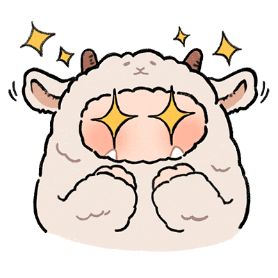 Sheep Wow Sticker by OHKU