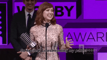 ellie kemper GIF by The Webby Awards