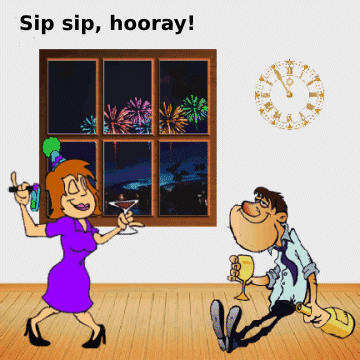 Happy New Year Party GIF