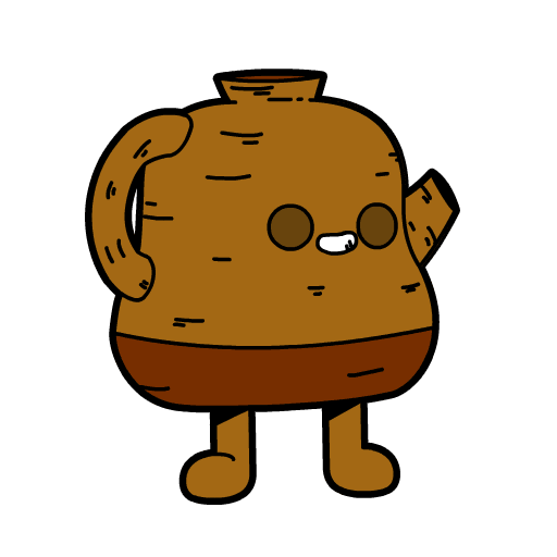 Cartoon Stone Sticker