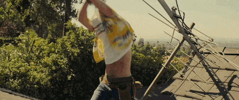 shirtless leonardo dicaprio GIF by Once Upon A Time In Hollywood