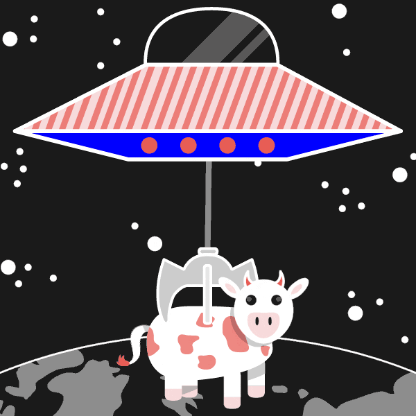 space cow GIF by yip yips