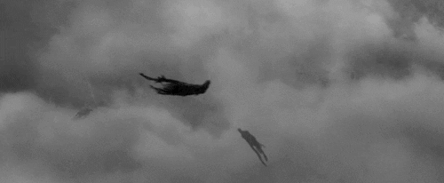 black and white dementor GIF