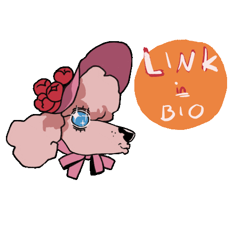 Good Boy Link In Bio Sticker by Kloodwig