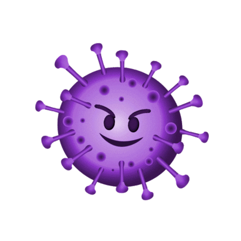 Emoji Virus Sticker by jessicavwalsh