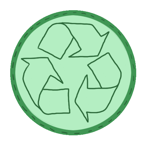 Environment Recycle Sticker by Brittney
