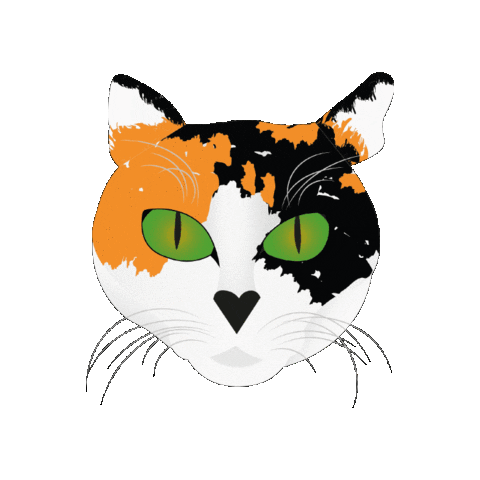 Gata Sticker by PURA QUITERIA