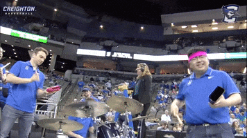 creighton bluejays band GIF by Creighton University Athletics