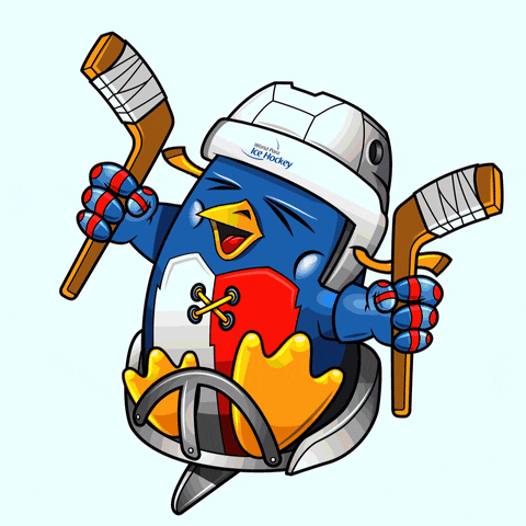 hockey penguin GIF