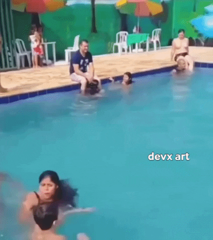 Woman Pool GIF by DevX Art