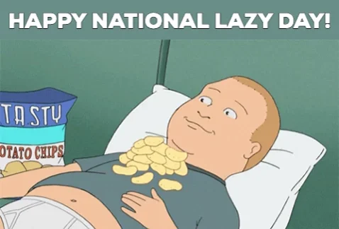 Lazy Day Funny Holiday GIF