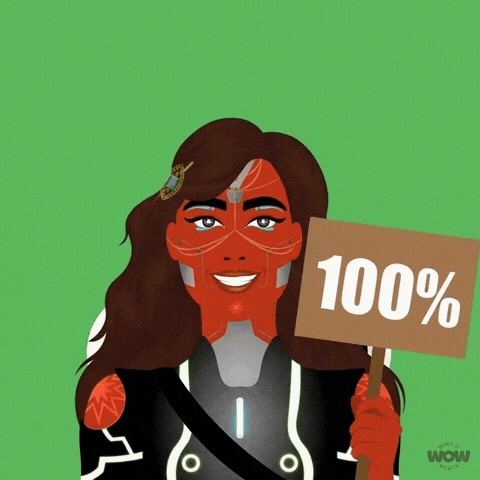 Holding Sign Wow GIF by World Of Women