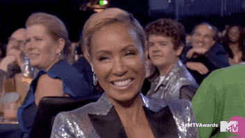 jada pinkett smith smiling GIF by MTV Movie & TV Awards
