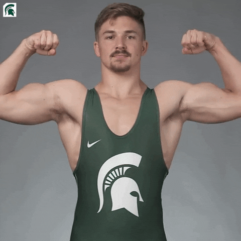 Spartans Go Green GIF by Michigan State Athletics