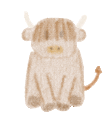 Highland Cow Sticker