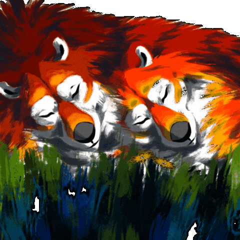 Puppy Wolf GIF by Ronja Maltzahn