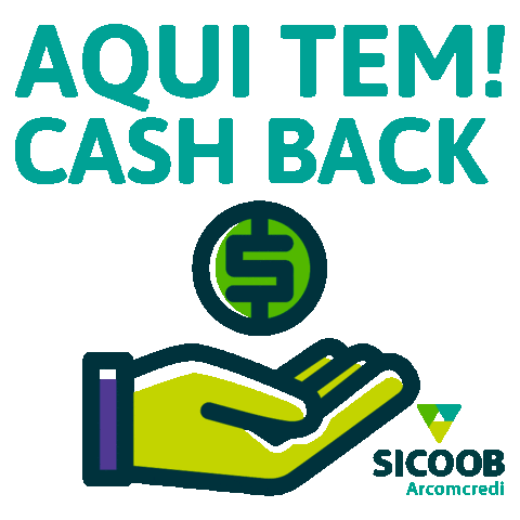 Comercio Cash Back Sticker by Sicoob Arcomcredi