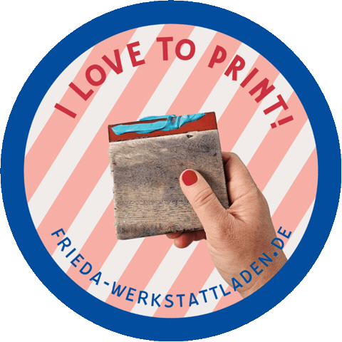 Sticker by friedawerkstattladen