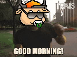 Good Morning Pixel GIF by BabyBulls