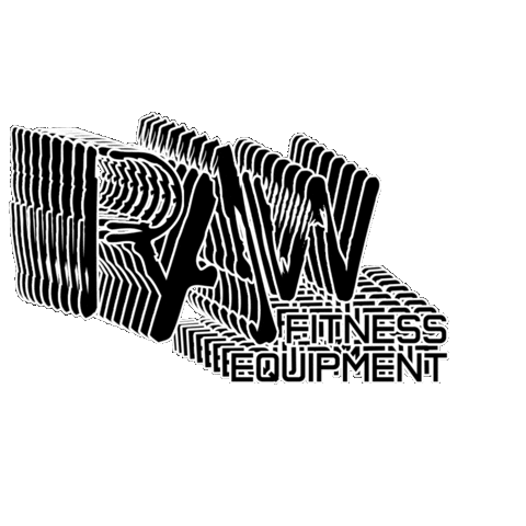 RAW Fitness Equipment Sticker