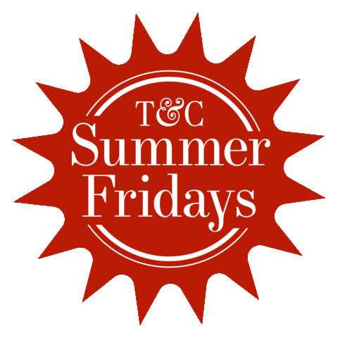 Tc Summer Fridays Sticker by Town & Country Magazine