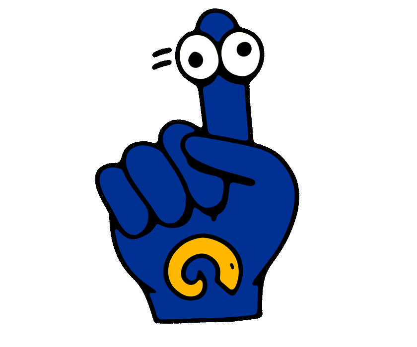 Football Touchdown Sticker by Los Angeles Rams for iOS & Android GIPHY