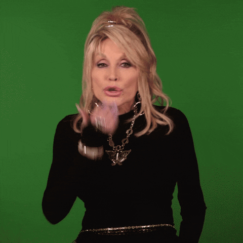 Kisses GIF by Dolly Parton