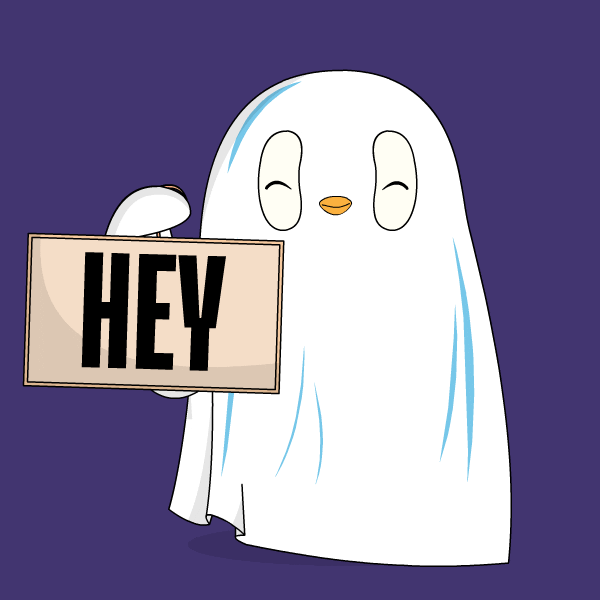 Ghost Penguin GIF by Pudgy Penguins