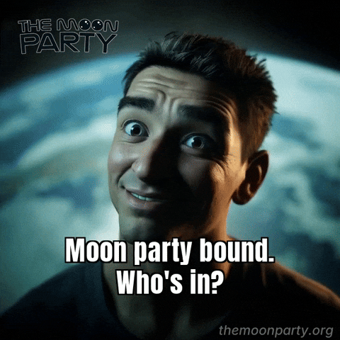Wink Whos In GIF by The Moon Party
