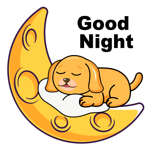 Tired Good Night GIF by MyMorningDog
