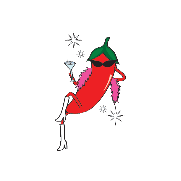 Chili Pepper Martini Sticker
