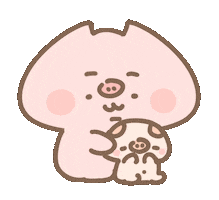 Baba 摸頭 Sticker by 豚豚TunTun